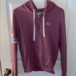 Half zip hoodie